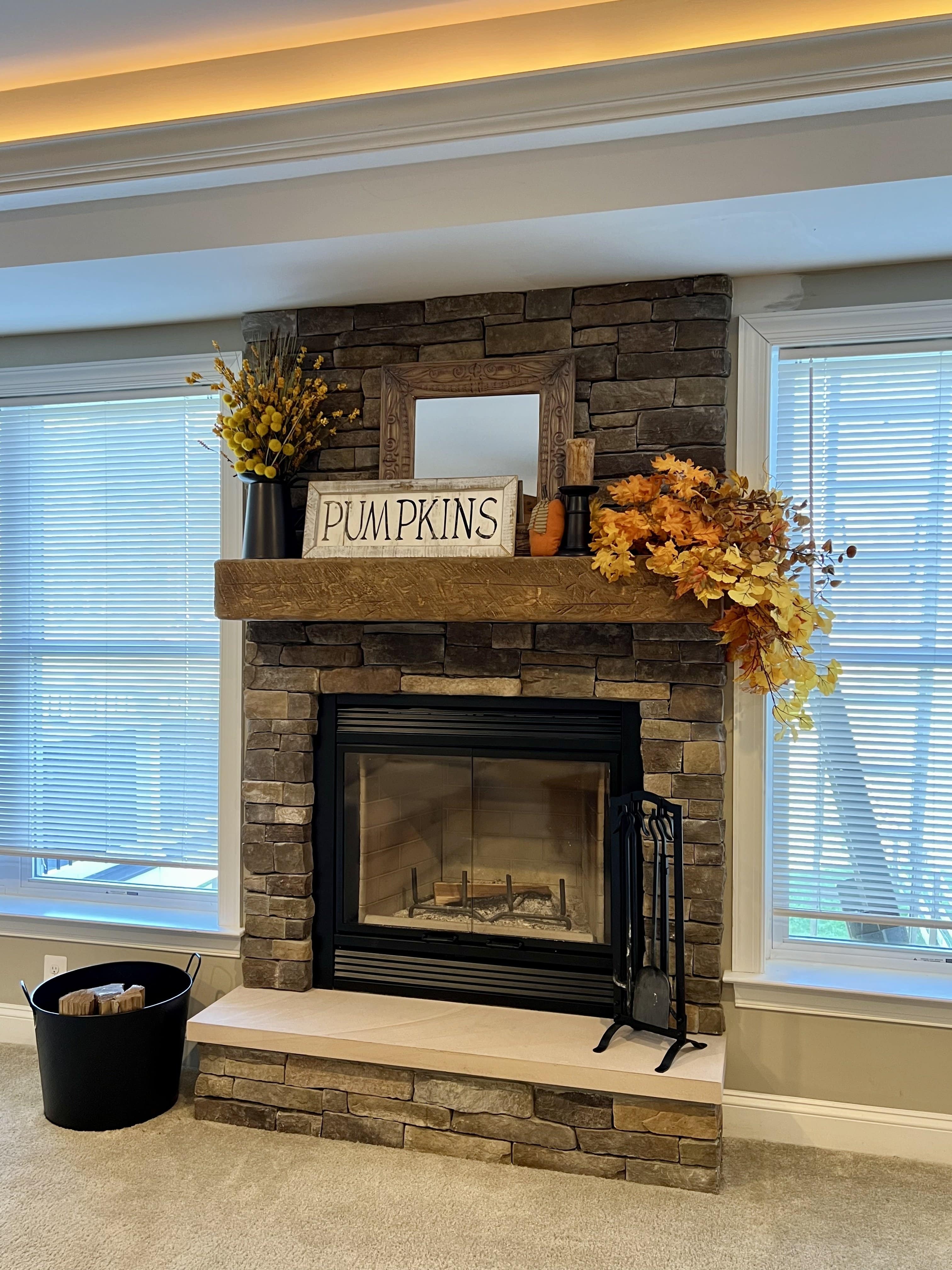 Wood Fireplace
