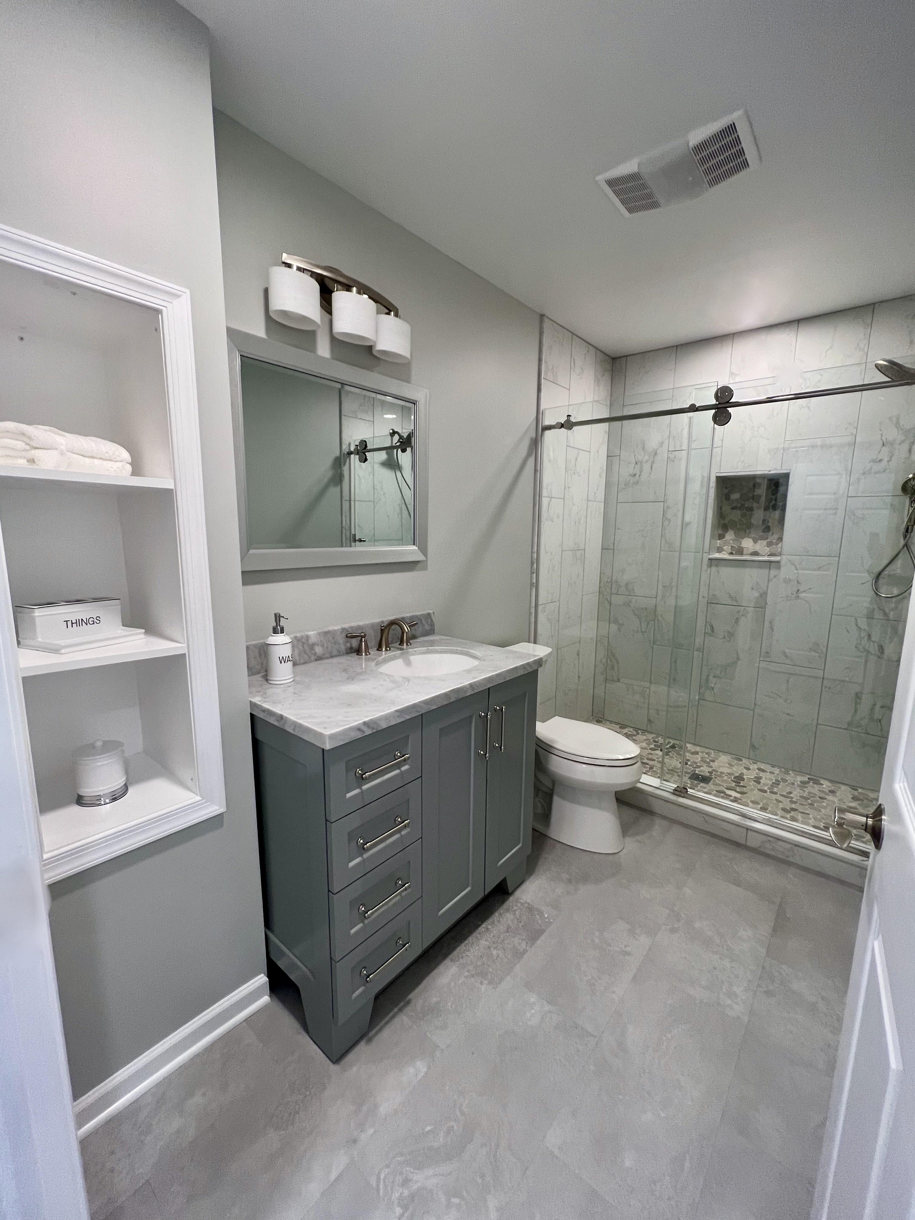 Bathroom Basement After